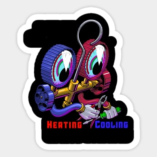 J&R heating and cooling services Sticker